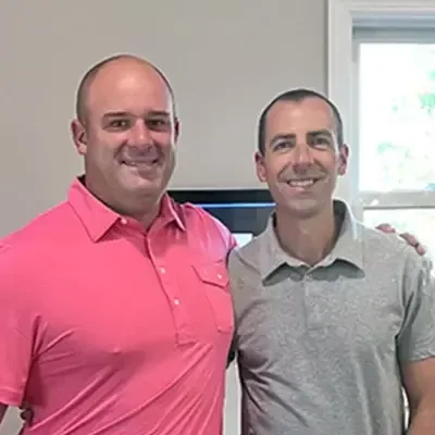 Anthony with Dr. Devon Coughlin, chiropractor in Mt Laurel Township NJ